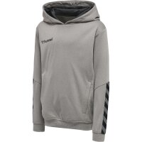 hummel Hmlauthentic Kids Poly Hoodie - Kinder - grey melange
