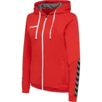 hummel Hmlauthentic Poly Zip Hoodie - Damen - true red