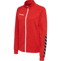 hummel Hmlauthentic Women Poly Zip Jacke - Damen - true red