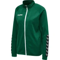 hummel Hmlauthentic Women Poly Zip Jacke - Damen - evergreen