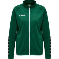hummel Hmlauthentic Women Poly Zip Jacke - Damen - evergreen