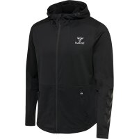 hummel hmlAston Zip Hoodie Kapuzenjacke Herren - black