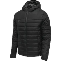 hummel Hmlnorth Quilted Hood Jacke - Herren - black/asphalt