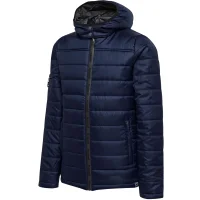 hummel Hmlnorth Quilted Hood Jacke Kids - Kinder - marine