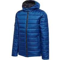 hummel Hmlnorth Quilted Hood Jacke Kids - Kinder - true blue