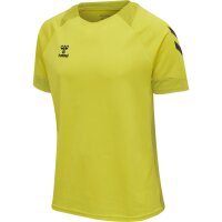 hummel Hmllead S/S Poly Trikot Kids - Kinder - blazing yellow