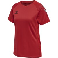 hummel Hmllead Womens S/S Poly Trikot - Damen - true red