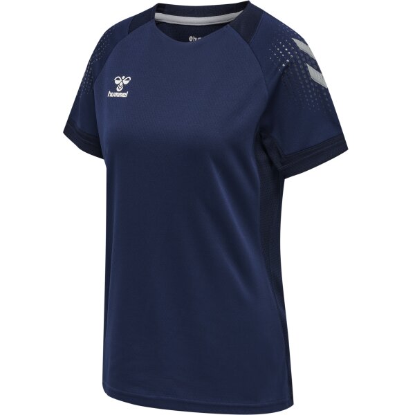 hummel Hmllead Womens S/S Poly Trikot - Damen - marine