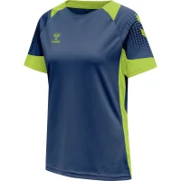 hummel Hmllead Womens S/S Poly Trikot - Damen - dark denim