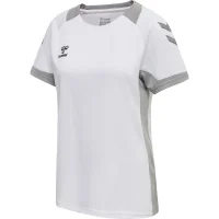 hummel Hmllead Womens S/S Poly Trikot - Damen - white