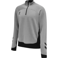 hummel Hmllead Half Zip - Herren - grey melange
