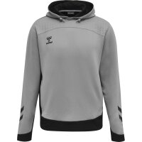 hummel hmlLEAD Poly Hoodie Kinder - grey melange