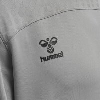 hummel hmlLEAD Poly Hoodie Kinder - grey melange