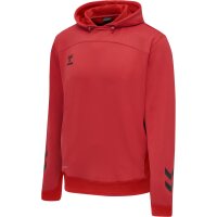 hummel hmlLEAD Poly Hoodie Kinder - true red