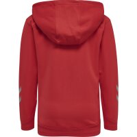 hummel hmlLead Zip Poly Hoodie Kinder Unisex - true red