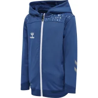hummel Hmllead Zip Poly Hoodie Kids - Kinder - true blue