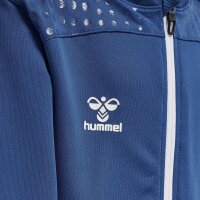 hummel Lead Zip Poly Hoodie Kinder - true blue