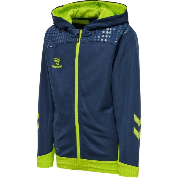 hummel Lead Zip Poly Hoodie Kinder - dark denim