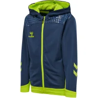 hummel Hmllead Zip Poly Hoodie Kids - Kinder - dark denim