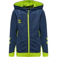 hummel Lead Zip Poly Hoodie Kinder - dark denim