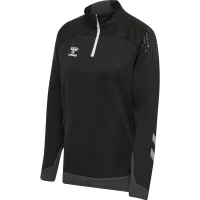 hummel Hmllead Women Half Zip - Damen - black