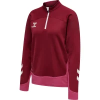 hummel Hmllead Women Half Zip - Damen - biking red