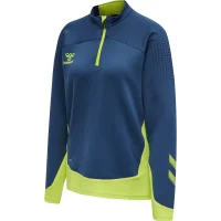 hummel Hmllead Women Half Zip - Damen - dark denim