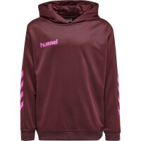 hummel Hmlpromo Kids Poly Hoodie - Kinder - biking red/raspberry sorbet