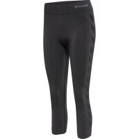 hummel Hmlci Seamless 3/4 Tights - Damen - black melange