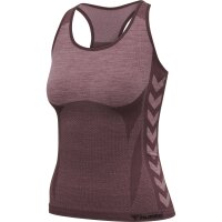 hummel Hmlclea Seamless Top - Damen - fudge/woodrose melange