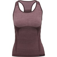 hummel Hmlclea Seamless Top - Damen - fudge/woodrose melange