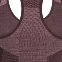 hummel Hmlclea Seamless Top - Damen - fudge/woodrose melange