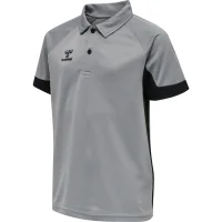 hummel Hmllead Functional Kids Polo - Kinder - grey melange