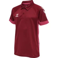 hummel Hmllead Functional Kids Polo - Kinder - biking red