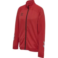 hummel Hml Lead Women Poly Zip Jacke - Damen - true red