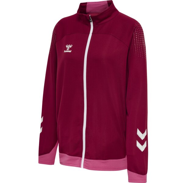 hummel Hml Lead Women Poly Zip Jacke - Damen - biking red