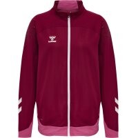hummel Hml Lead Women Poly Zip Jacke - Damen - biking red