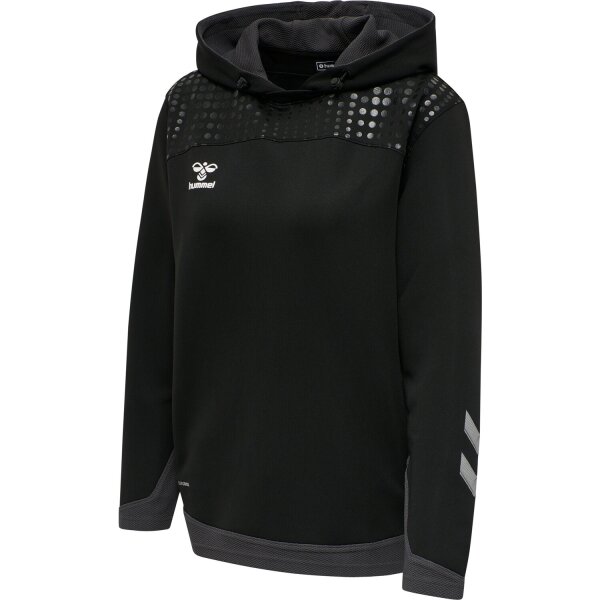 hummel hmlLEAD Poly Hoodie Damen - black