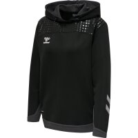 hummel hmlLEAD Poly Hoodie Damen - black