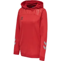hummel Hmllead Women Poly Hoodie - Damen - true red
