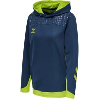 hummel Hmllead Women Poly Hoodie - Damen - dark denim