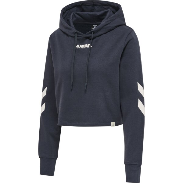 hummel Hmllegacy Cropped Hoodie - Damen - blue nights