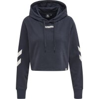 hummel Hmllegacy Cropped Hoodie - Damen - blue nights