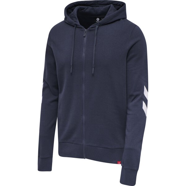hummel Hmllegacy Zip Hoodie Unisex - blue nights