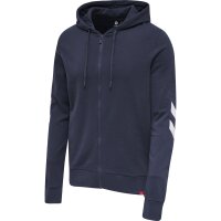 hummel Hmllegacy Zip Hoodie Unisex - blue nights