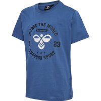 hummel Hmlkalle T-Shirt S/S - Kinder - ensign blue