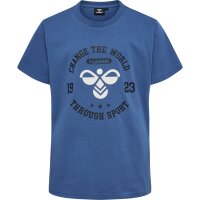 hummel Hmlkalle T-Shirt S/S - Kinder - ensign blue