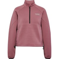 hummel Hmltech Fleece Women Boxy Half Zip - Damen - wistful mauve