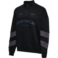hummel Hmloversized Halfzip Sw - black/ebony