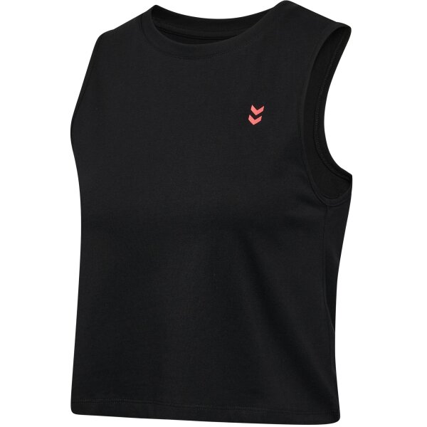 hummel Hmlhiit Cropped W Muscle Tank Top - Damen - black